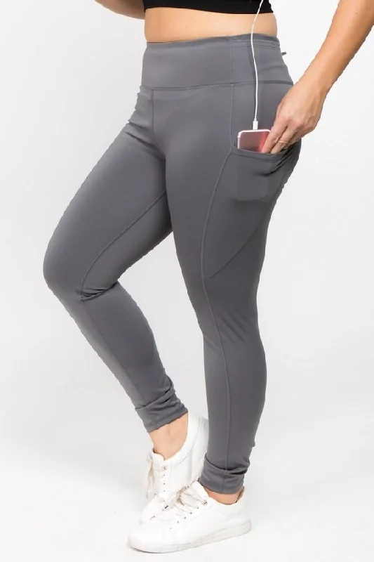 Charcoal Workout Pocket Pants