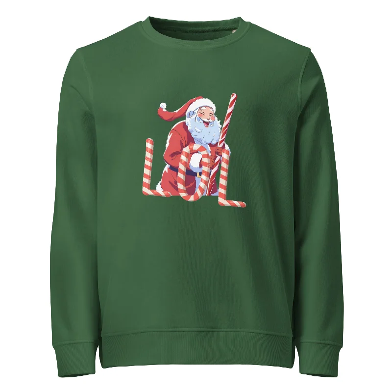 Lol Christmas Graphics Organic Sweatshirt