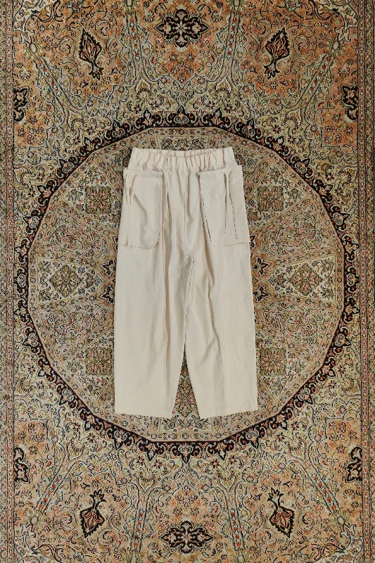 Sasquatchfabrix. DRAWSTRING PK EASY PANTS (LIGHT BEIGE)