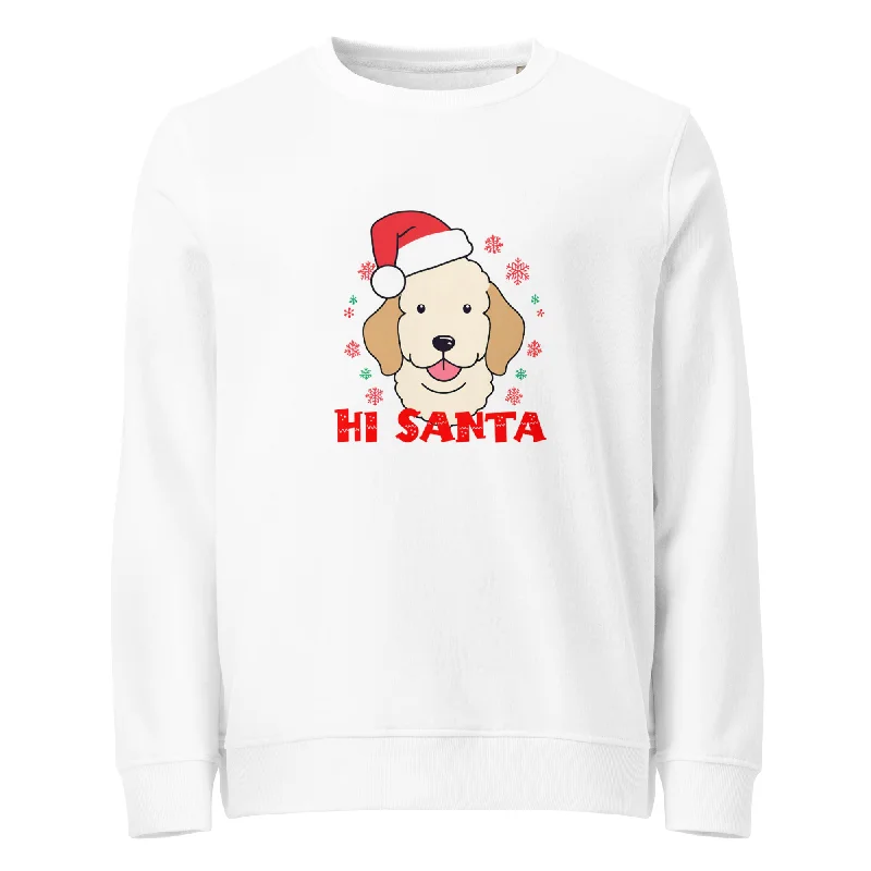 Hi Santa Graphics Organic Sweatshirt