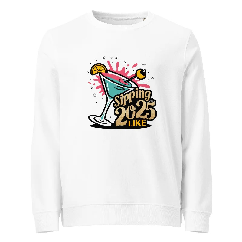 Sipping 2025 Graphic Organic Sweatshirt