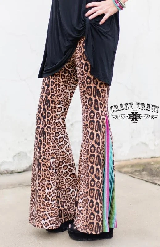 5th Street Flares Leopard & Serape Bells