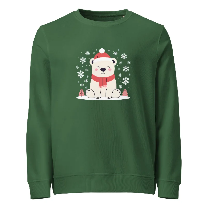 Winter Wishes Christmas Graphic Women Organic Sweatshirt