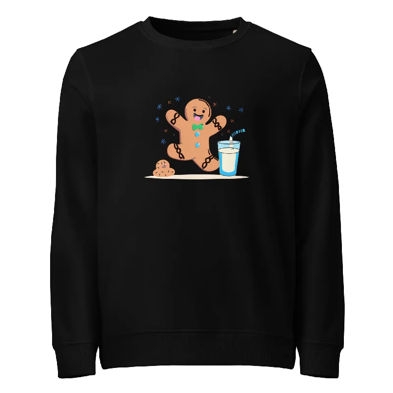 Cookie Cheer Christmas Graphic Women Organic Sweatshirt