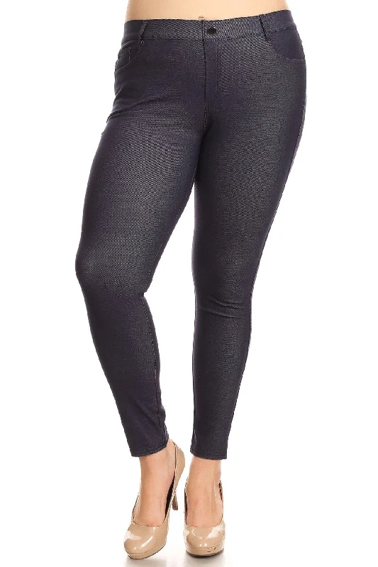 Navy Denim Jeggings