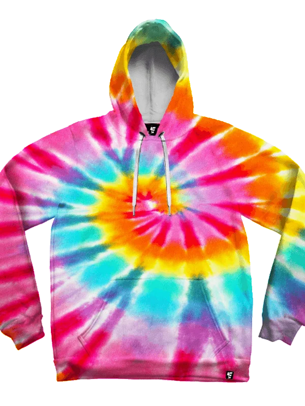 Rainbow Tie Dye Unisex Hoodie