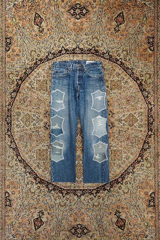 Children of the discordance NY: BORO PATCH DENIM TYPE B (BLUE)②