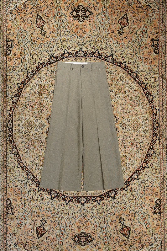 Sasquatchfabrix. "FLARE SILHOUETTE" SLACKS (KHAKI)