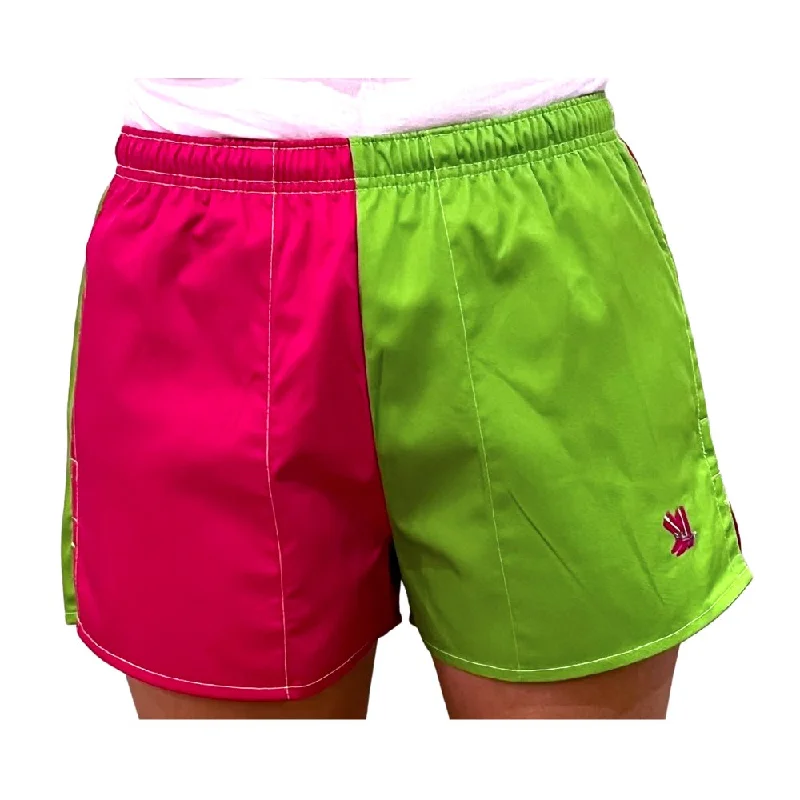 Fuschia/Lime Blackjack Shorts