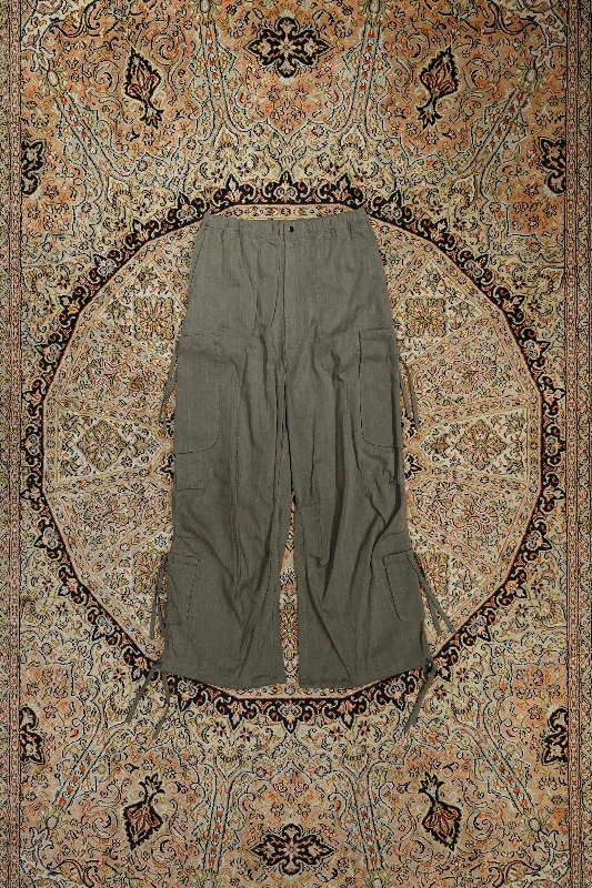 Sasquatchfabrix. DRAWSTRING PK CARGO PANTS (KHAKI)