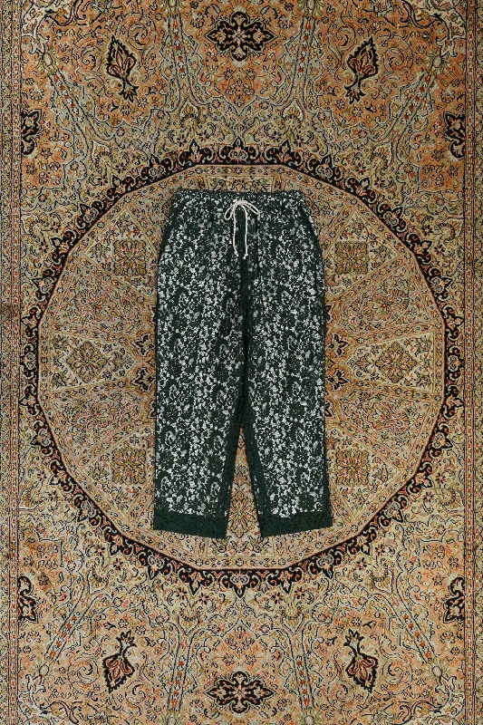 LACE EASY FL PANTS (GREEN)