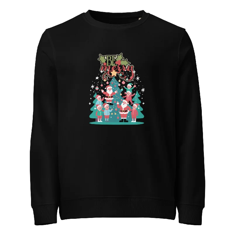 Merry Christmas Graphics Organic Sweatshirt