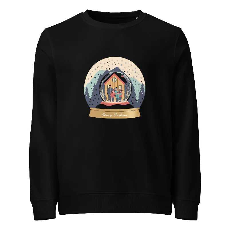 A Family's Winter Wonderland Christmas Graphic Women Organic Sweatshirt