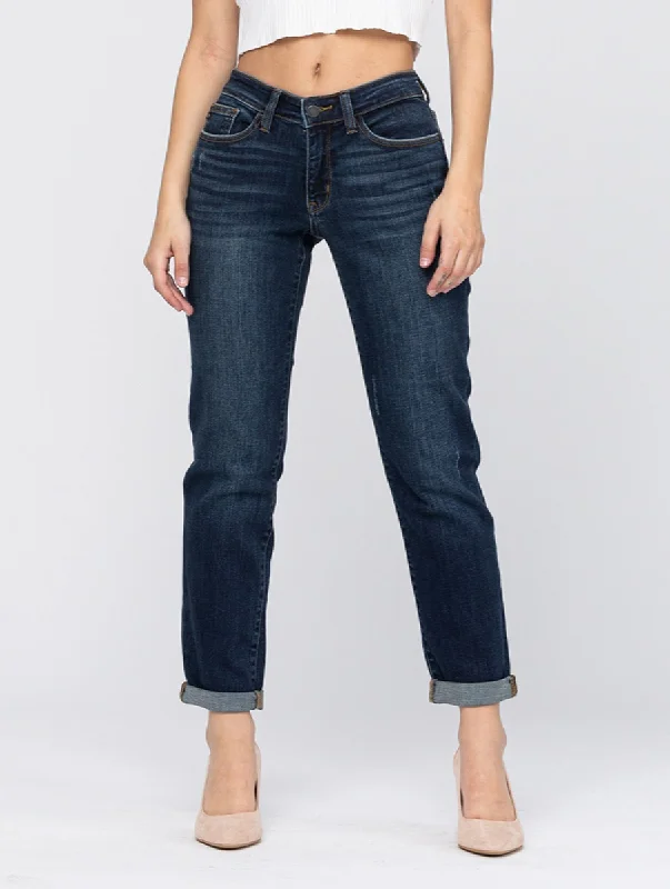 Curvy Julie Mid-Rise Slim Fit by Judy Blue