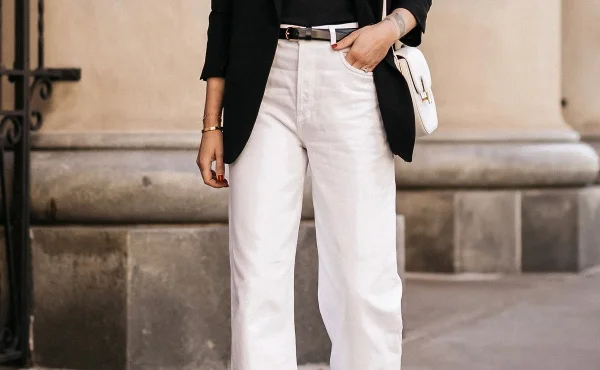 Tailored High-Waisted Trousers