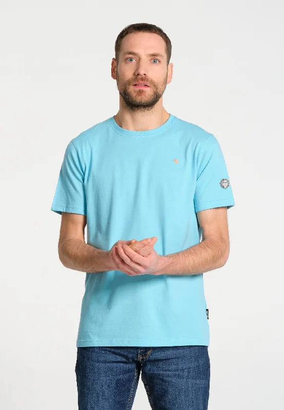 T-Shirt Essentials homme bleu coupe droite en coton