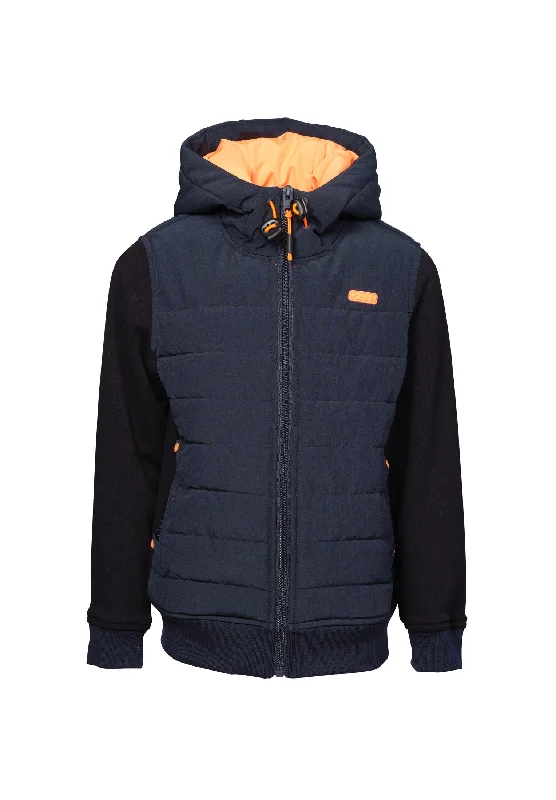 Veste garçon bleue marine façon doudoune