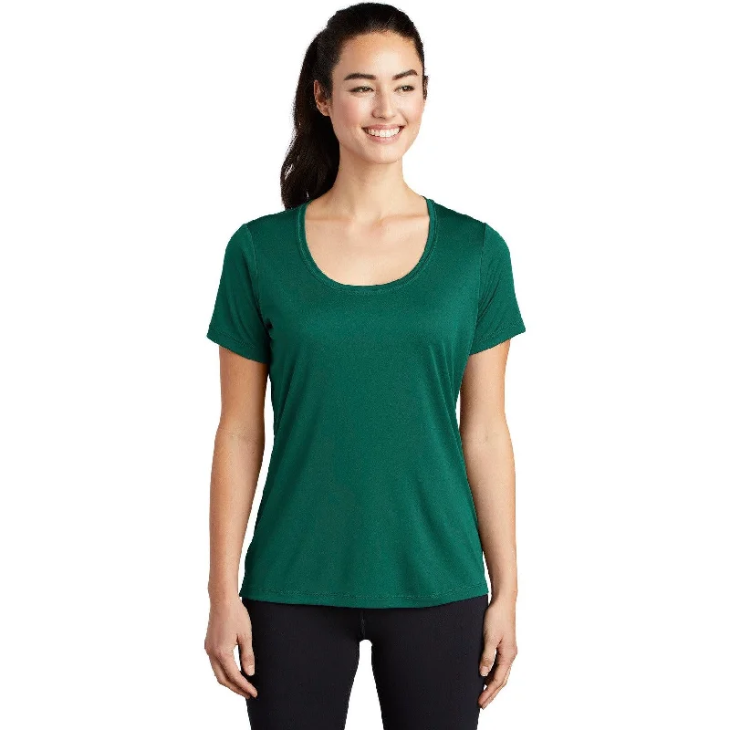 CLOSEOUT - Sport-Tek Ladies Posi-UV Pro Scoop Neck Tee