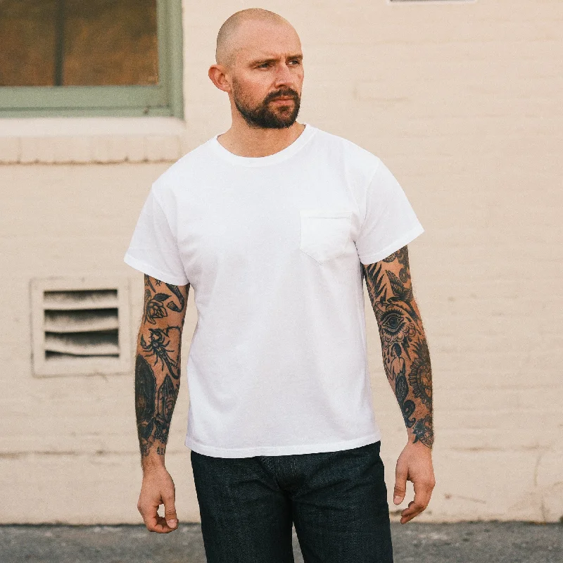 Snake Oil Provisions SOP Pocket Tee White