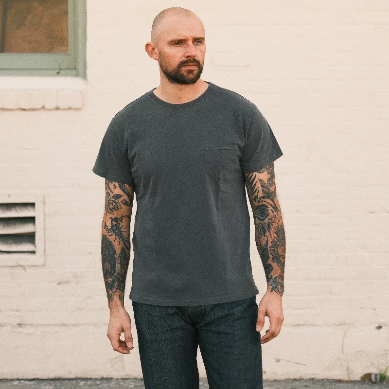 Snake Oil Provisions SOP Pocket Tee Charcoal