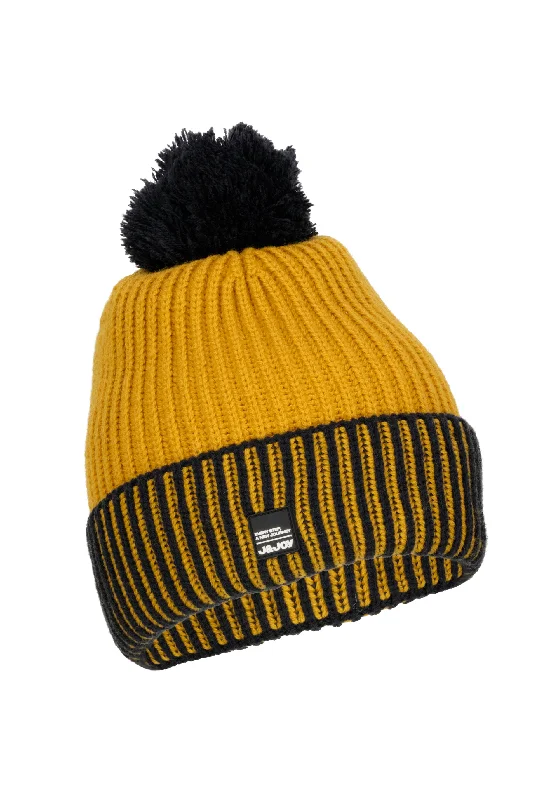 Bonnet garçon jaune et noir