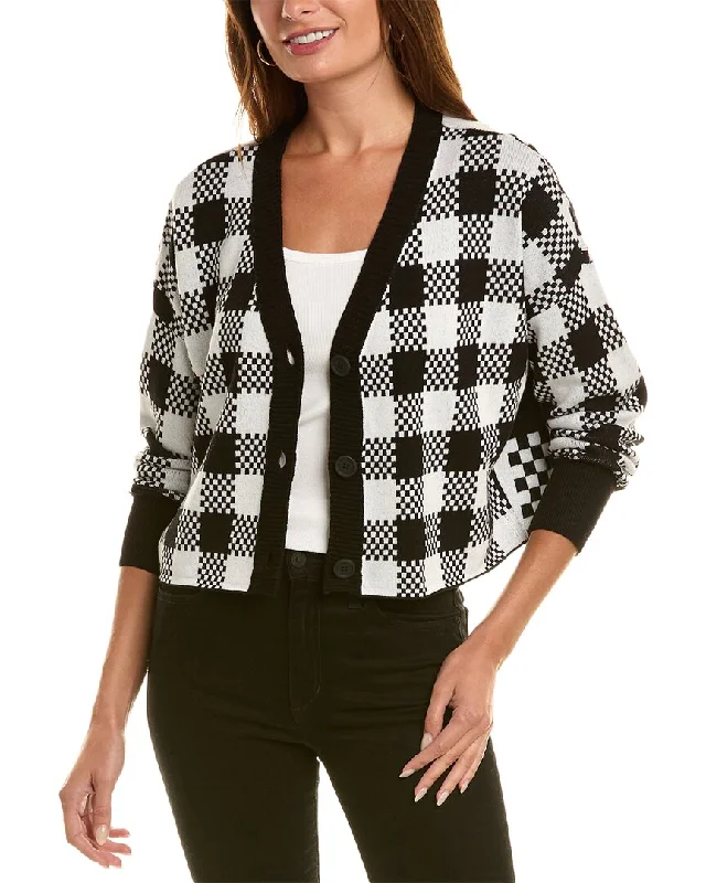 525 America Gingham Cardigan