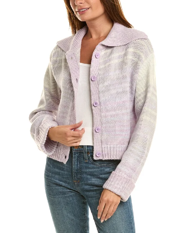 525 America Ombre Chunky Collar Cardigan