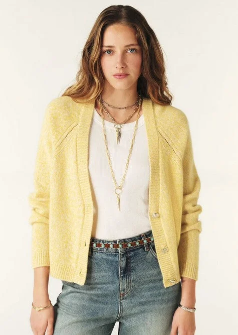 Ba&sh Carila Cardigan - Yellow