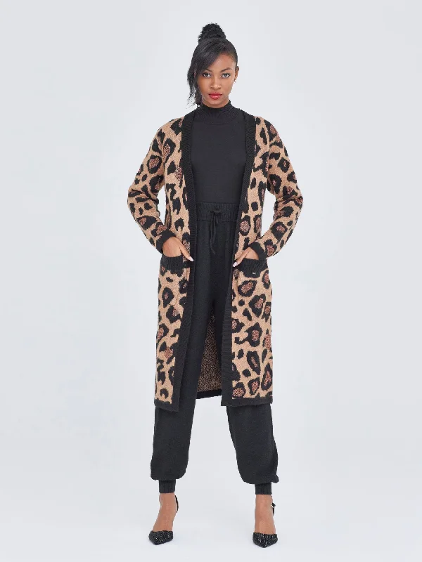 Leopard-Print Duster