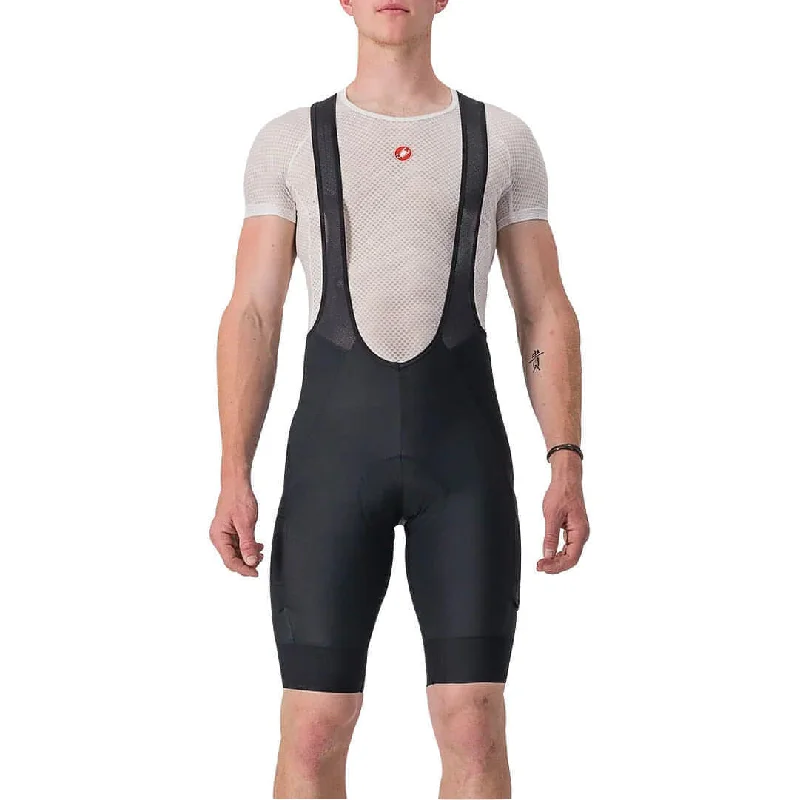 Castelli Unlimited Cargo Mens Cycling Bib Shorts - Black