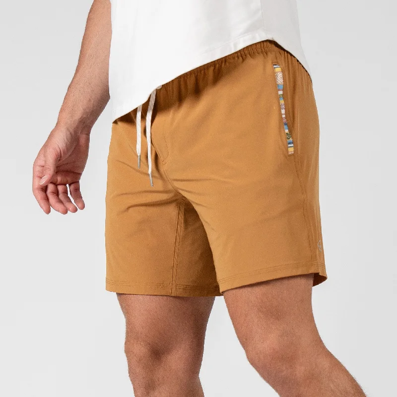 Flow 2.0 Short (Athletic) - Turmeric 5.5" & 7" - Linerless