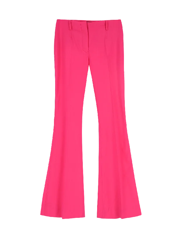 le pantalon pinu flared virgin wool trousers