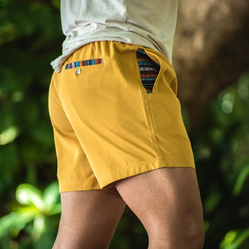 Sapien 2.0 Short (Casual Stretch) - Mustard 5" & 7"