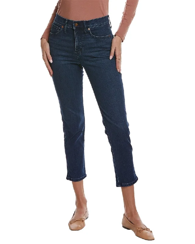 Madewell Mid-Rise Stovepipe Dark Indigo Jean