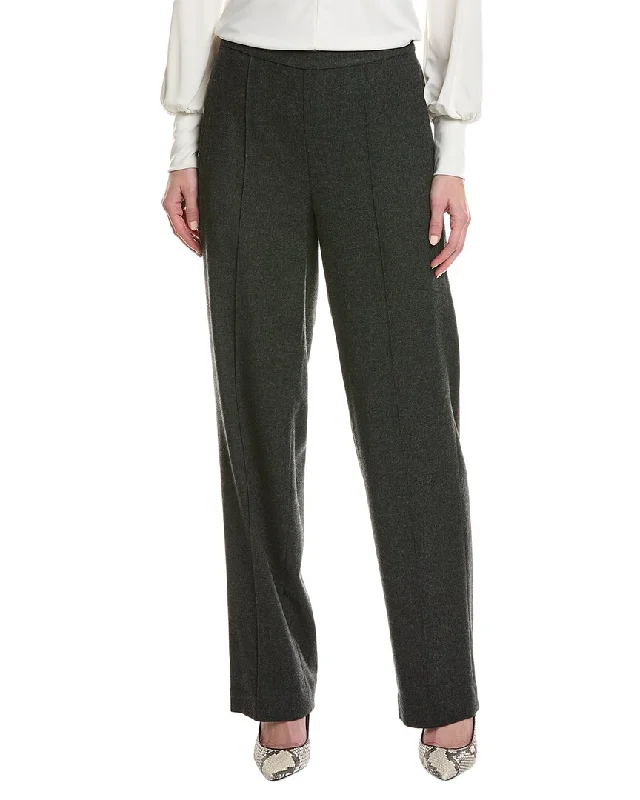 Vince Mid-Rise Wool-Blend Wide Leg Pant